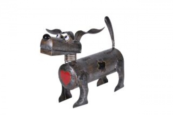 Hund   Dackel Waldi   braun  ca. 35 cm  lang